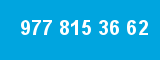 977 815 36 62 977 815 36 62